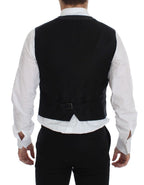 Dolce &amp; Gabbana Gray Wool Blend Vest Gilet Weste