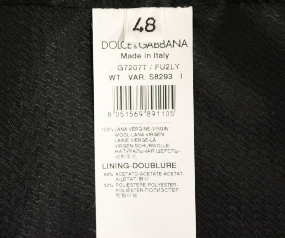 Dolce &amp; Gabbana Gray Wool Formal Dress Vest Gilet Weste