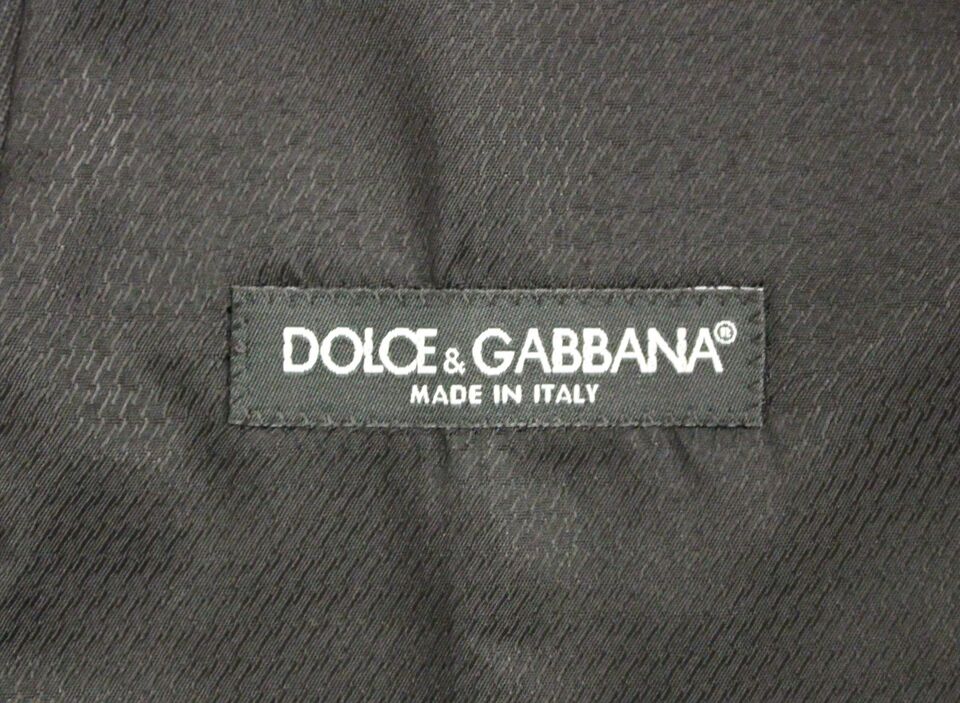 Dolce &amp; Gabbana Gray Wool Formal Dress Vest Gilet Weste
