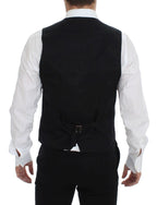 Dolce &amp; Gabbana Gray Wool Formal Dress Vest Gilet Weste