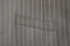 Dolce &amp; Gabbana Gray Striped Wool Logo Vest Gilet Weste