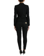 Dolce & Gabbana Black Wool Single Breasted Blazer Coat Jacket