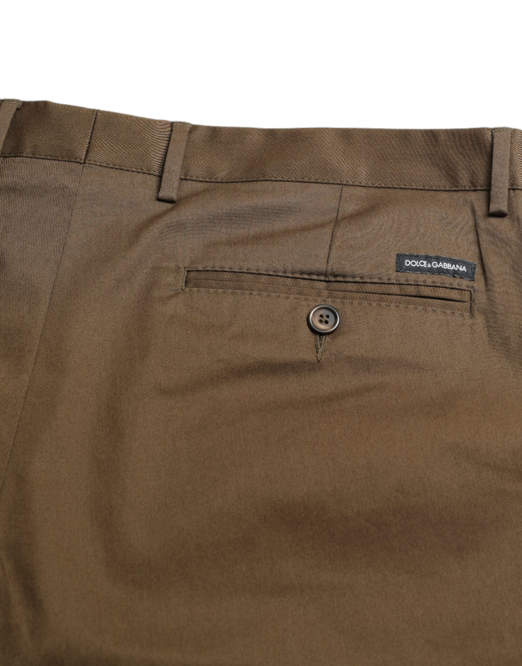 Dolce &amp; Gabbana Brown Cotton Stretch Men Bermuda Shorts