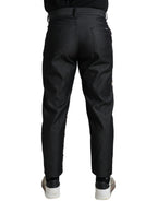 Dolce & Gabbana Multicolor Heraldic Skinny Men Pants
