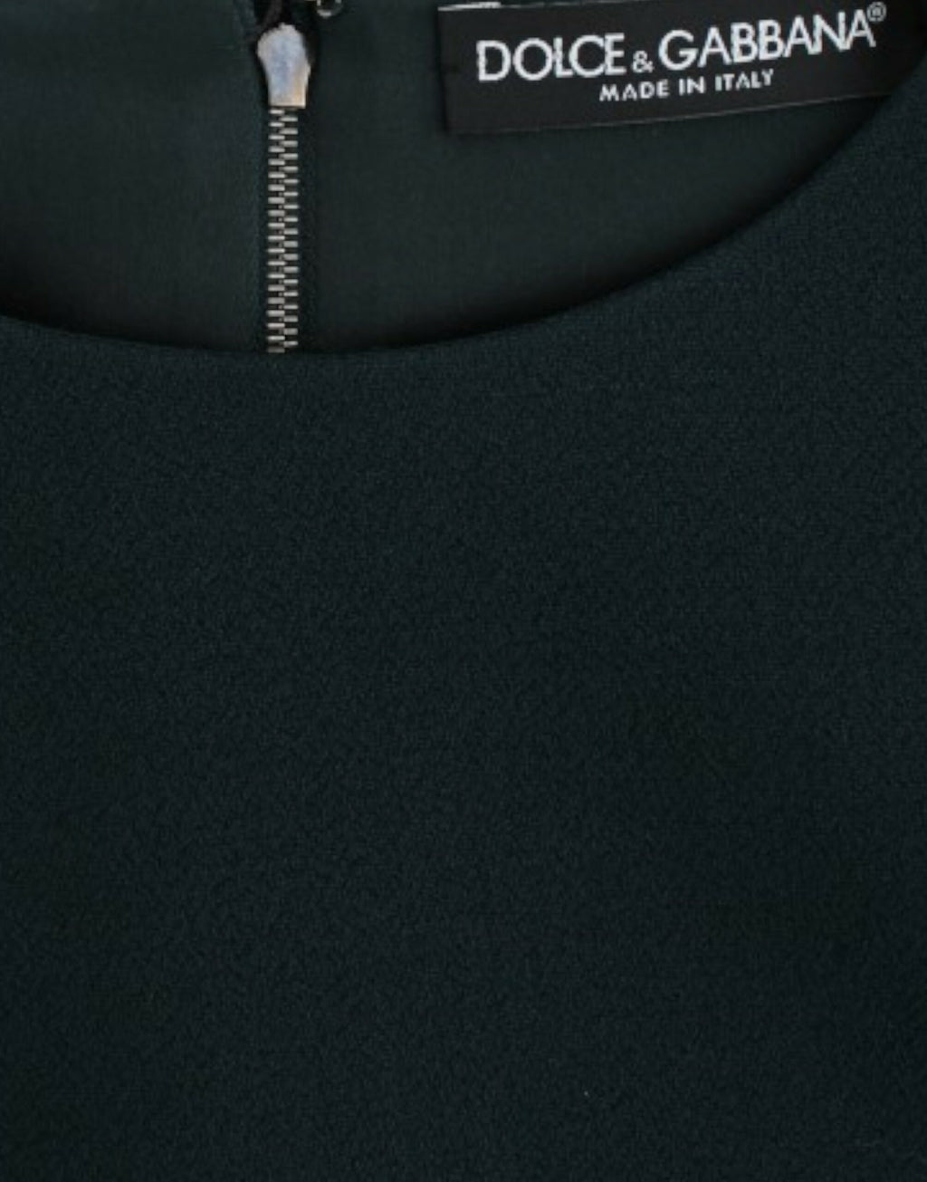 Dolce &amp; Gabbana Green 3/4 sleeve wool blouse