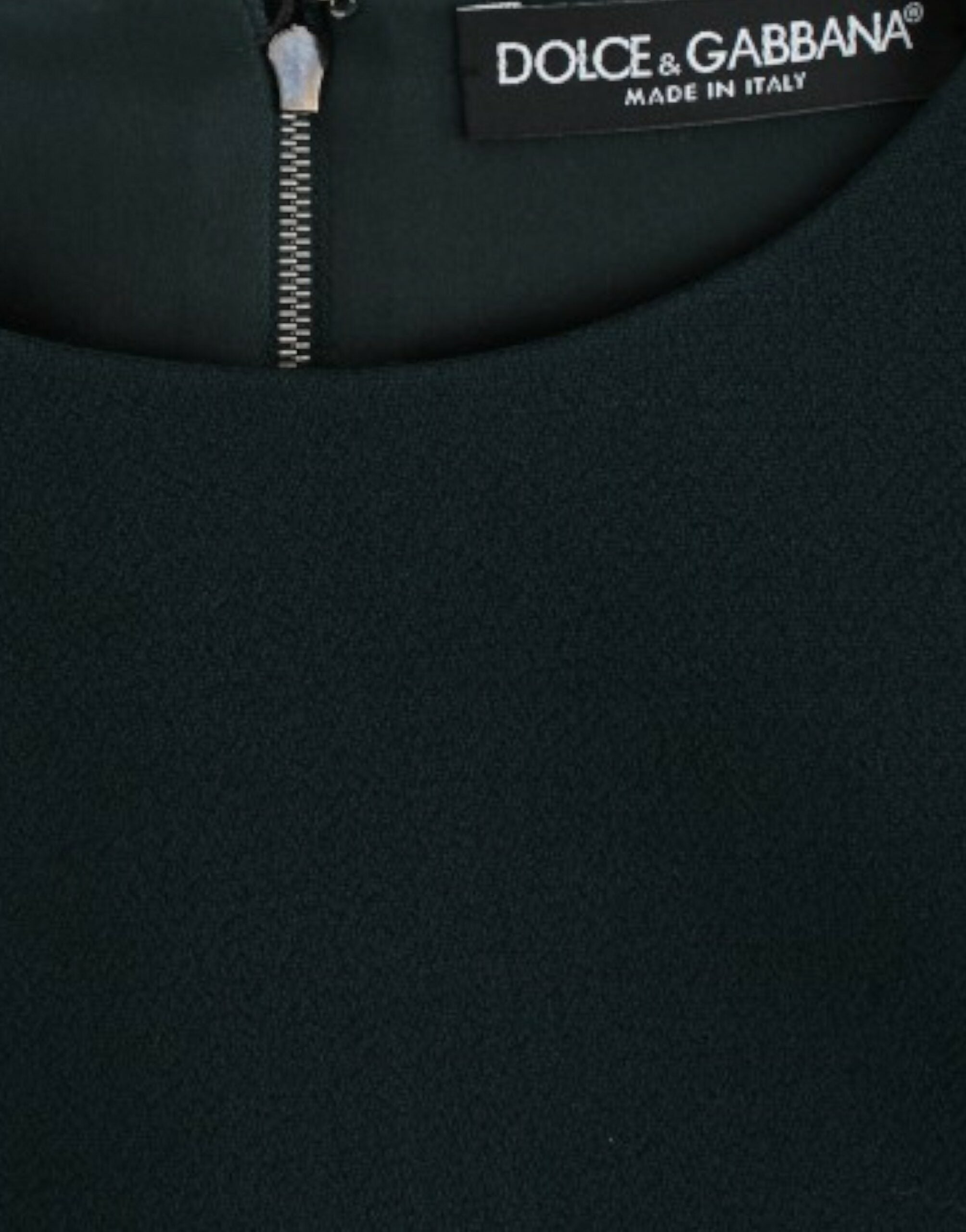 Dolce &amp; Gabbana Green 3/4 sleeve wool blouse