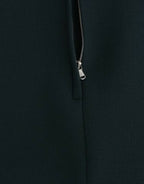 Dolce &amp; Gabbana Green 3/4 sleeve wool blouse