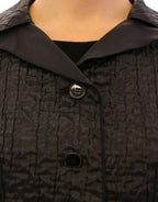 Dolce &amp; Gabbana Black Short Bolero Shrug Jacket Coat
