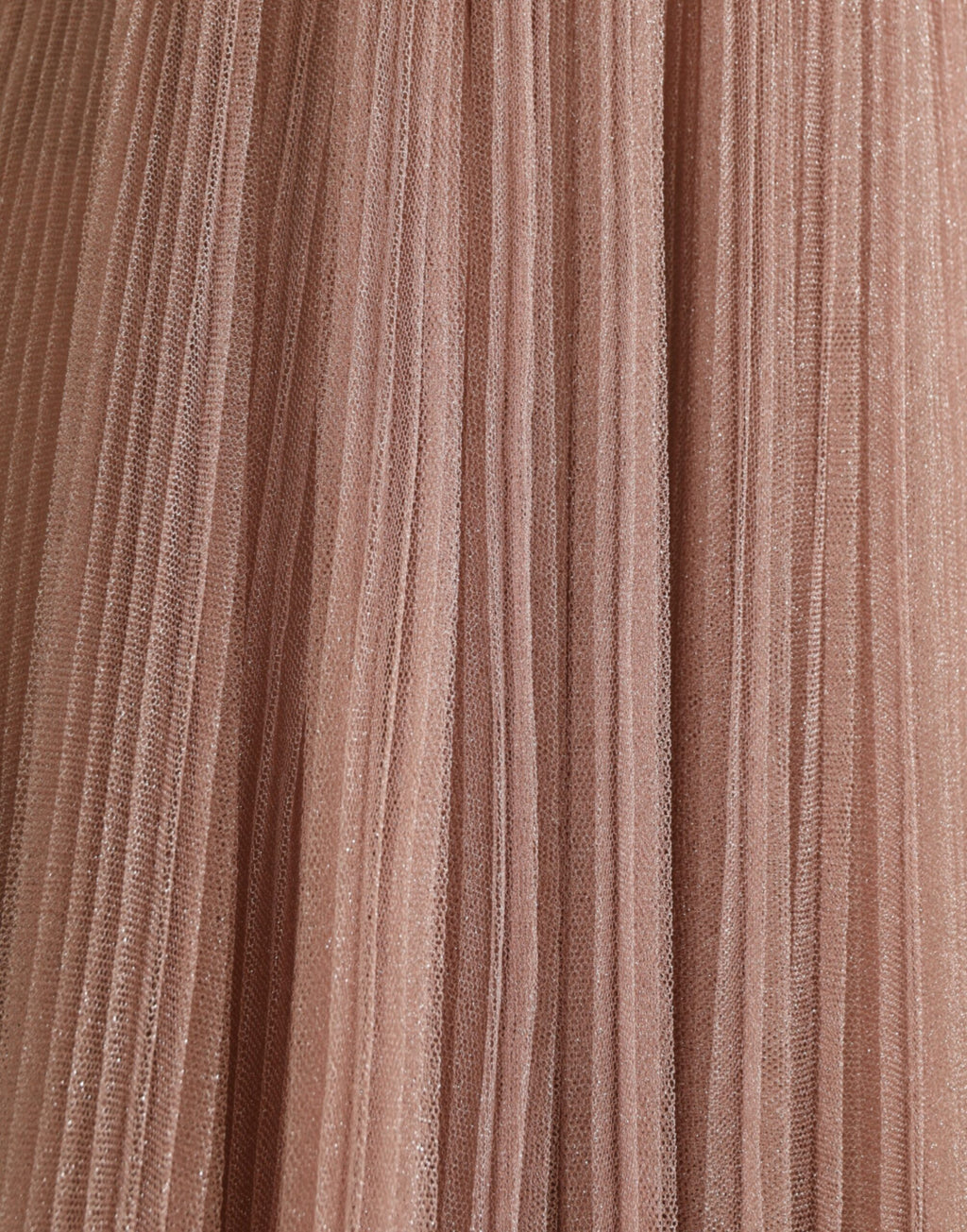 Dolce &amp; Gabbana Pink One Shoulder Pleated Lame Tulle Dress
