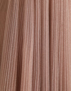 Dolce &amp; Gabbana Pink One Shoulder Pleated Lame Tulle Dress