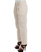 Ermanno Scervino Beige Chinos Casual Dress Pants Khaki