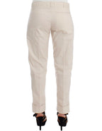 Ermanno Scervino Beige Chinos Casual Dress Pants Khaki