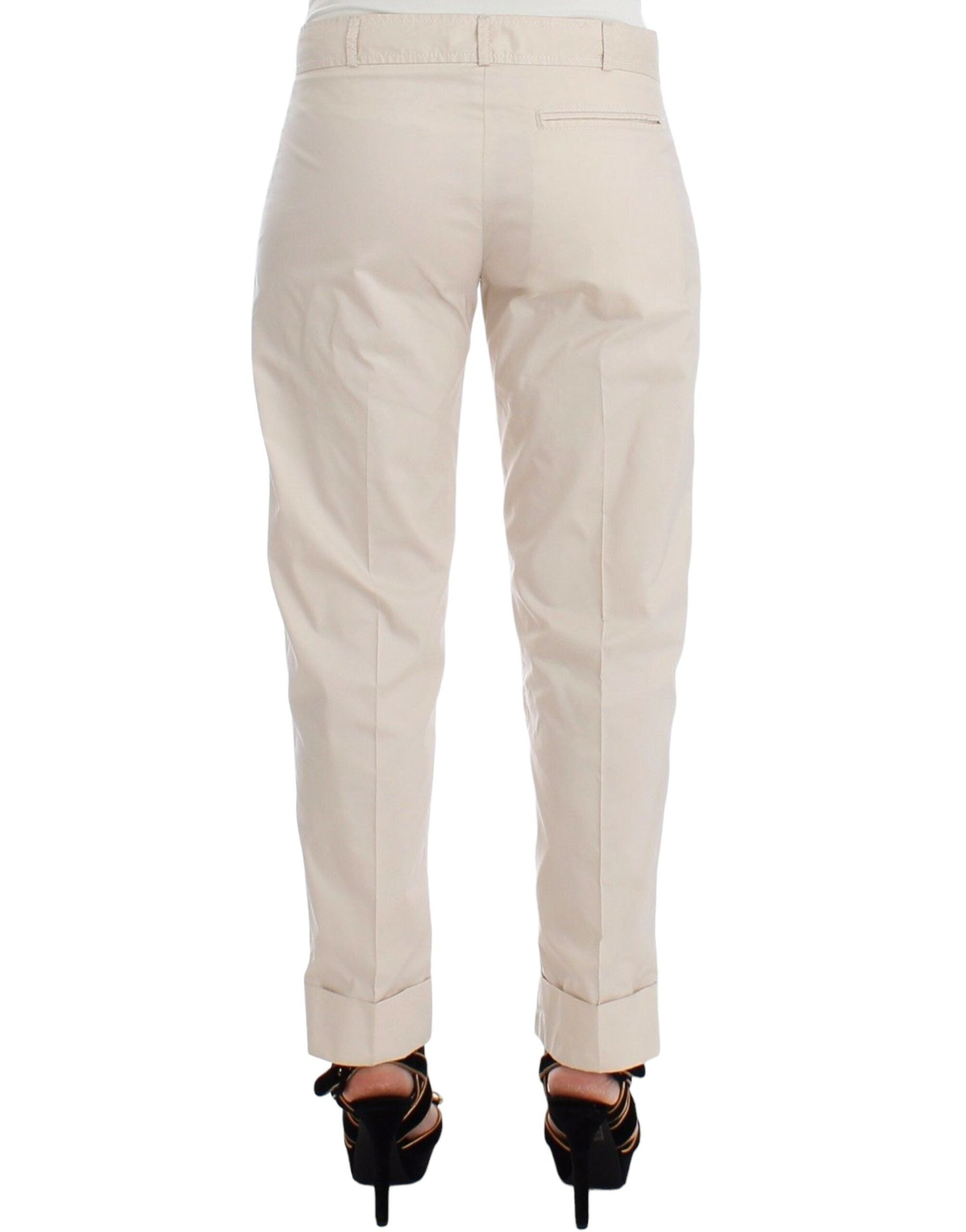 Ermanno Scervino Beige Chinos Casual Dress Pants Khaki