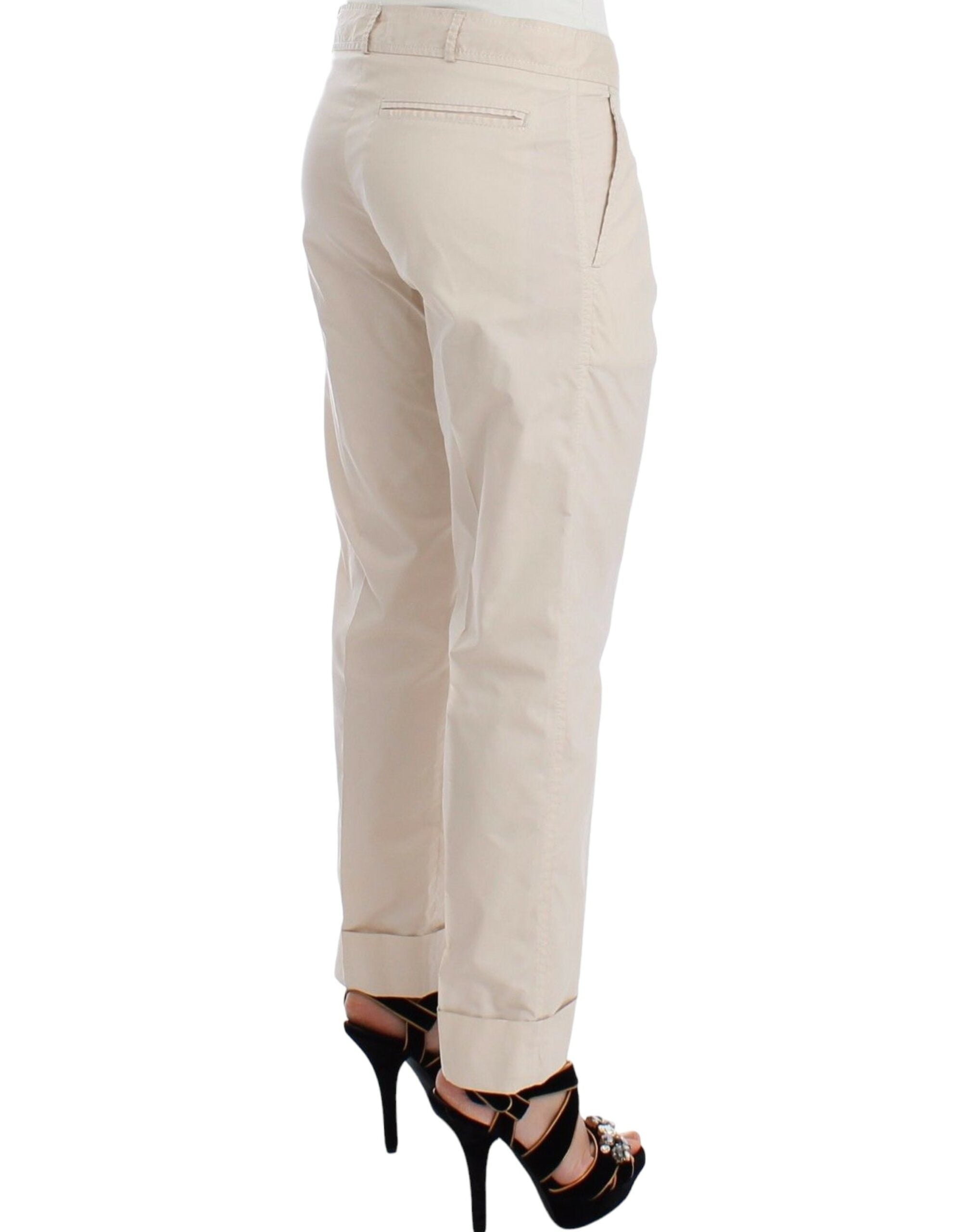 Ermanno Scervino Beige Chinos Casual Dress Pants Khaki