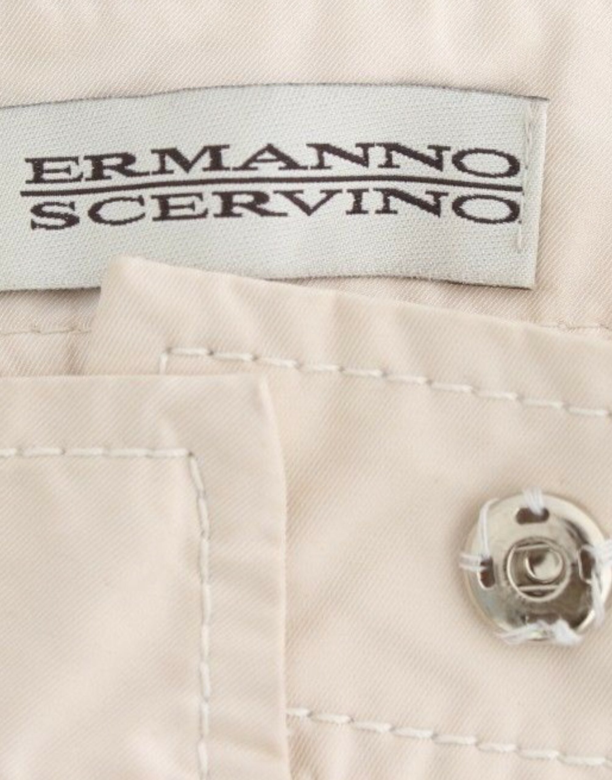 Ermanno Scervino Beige Chinos Casual Dress Pants Khaki