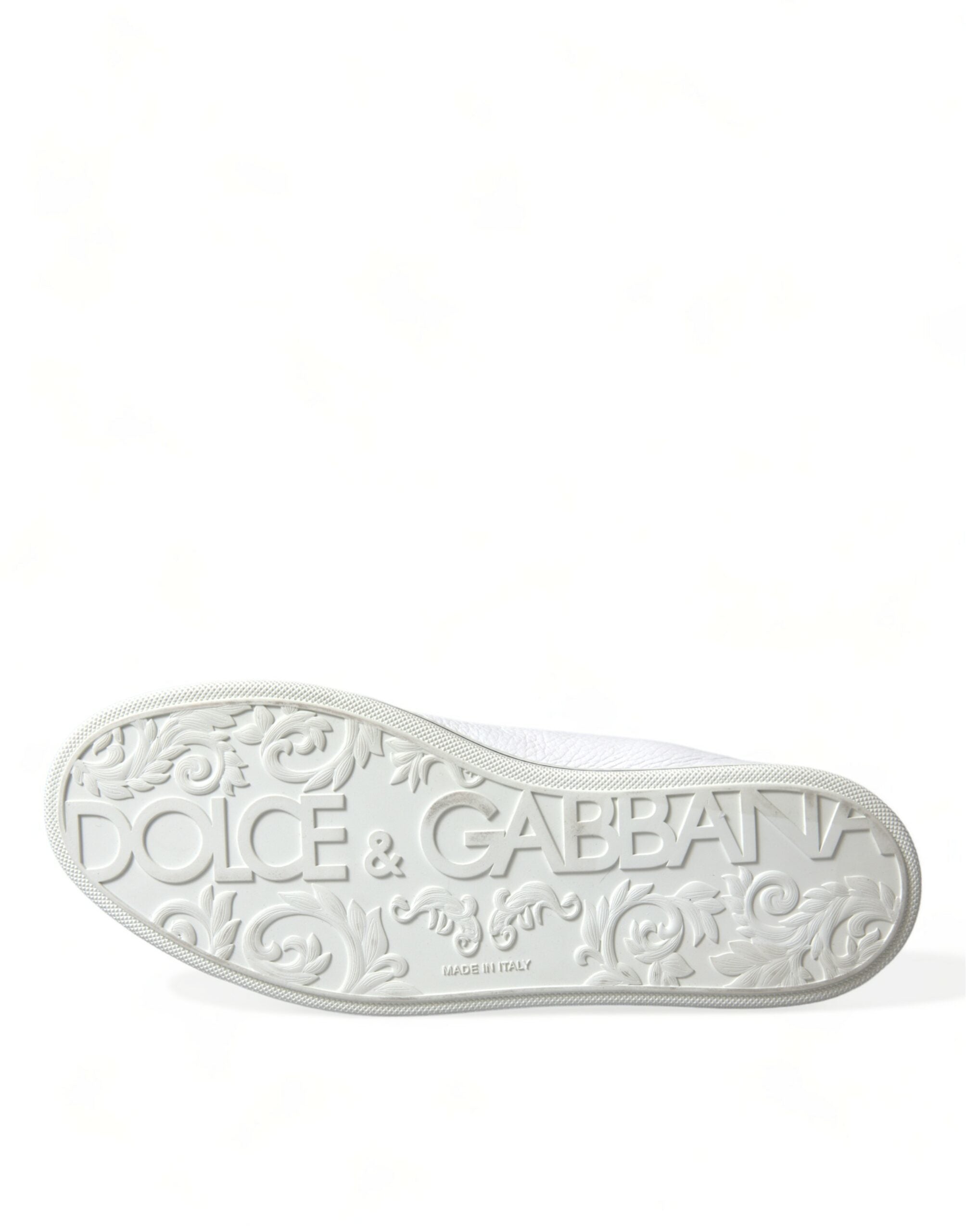 Dolce &amp; Gabbana White Saint Tropez High Top Men Sneakers Shoes