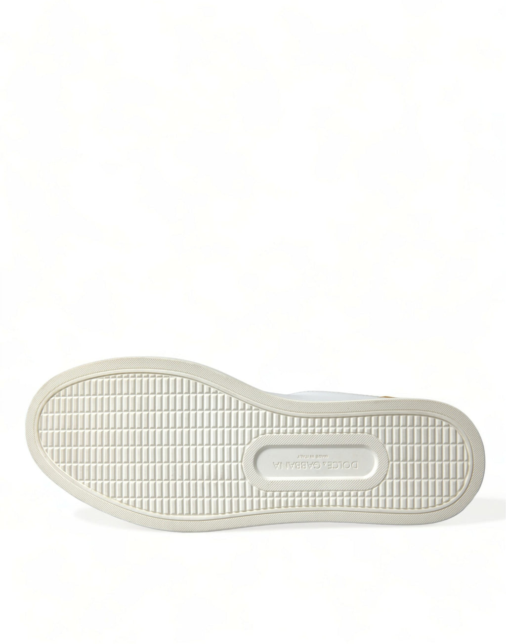Dolce &amp; Gabbana White Leather LOVE Milano Men Sneakers Shoes