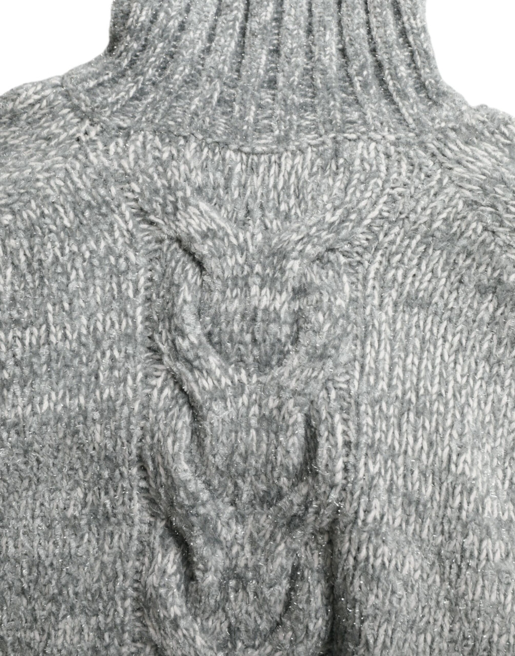 Dolce &amp; Gabbana Gray Cashmere Turtle Neck Pullover Sweater