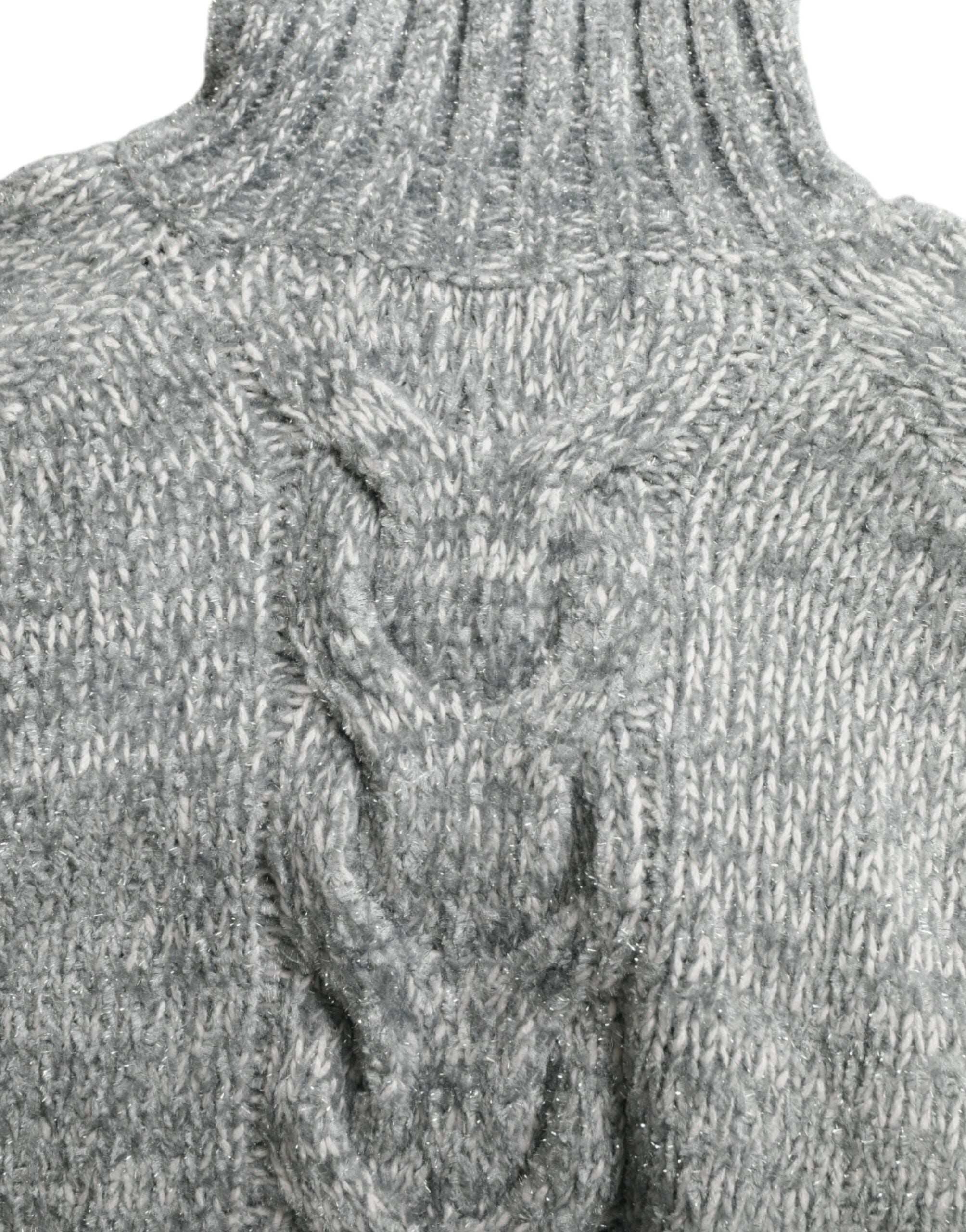 Dolce &amp; Gabbana Gray Cashmere Turtle Neck Pullover Sweater