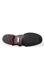 Dolce &amp; Gabbana Brown Leather Strap Formal Dress Shoes