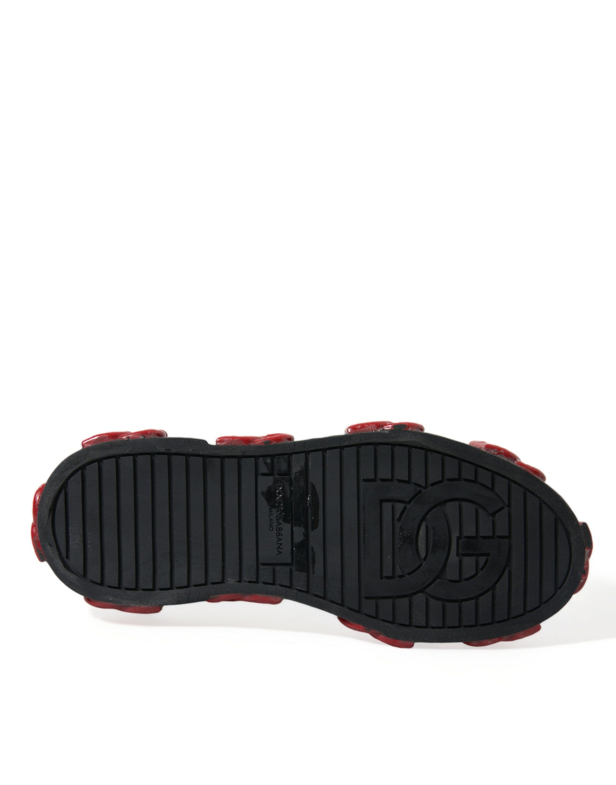 Dolce &amp; Gabbana Multicolor Camouflage High Top Sneakers Shoes