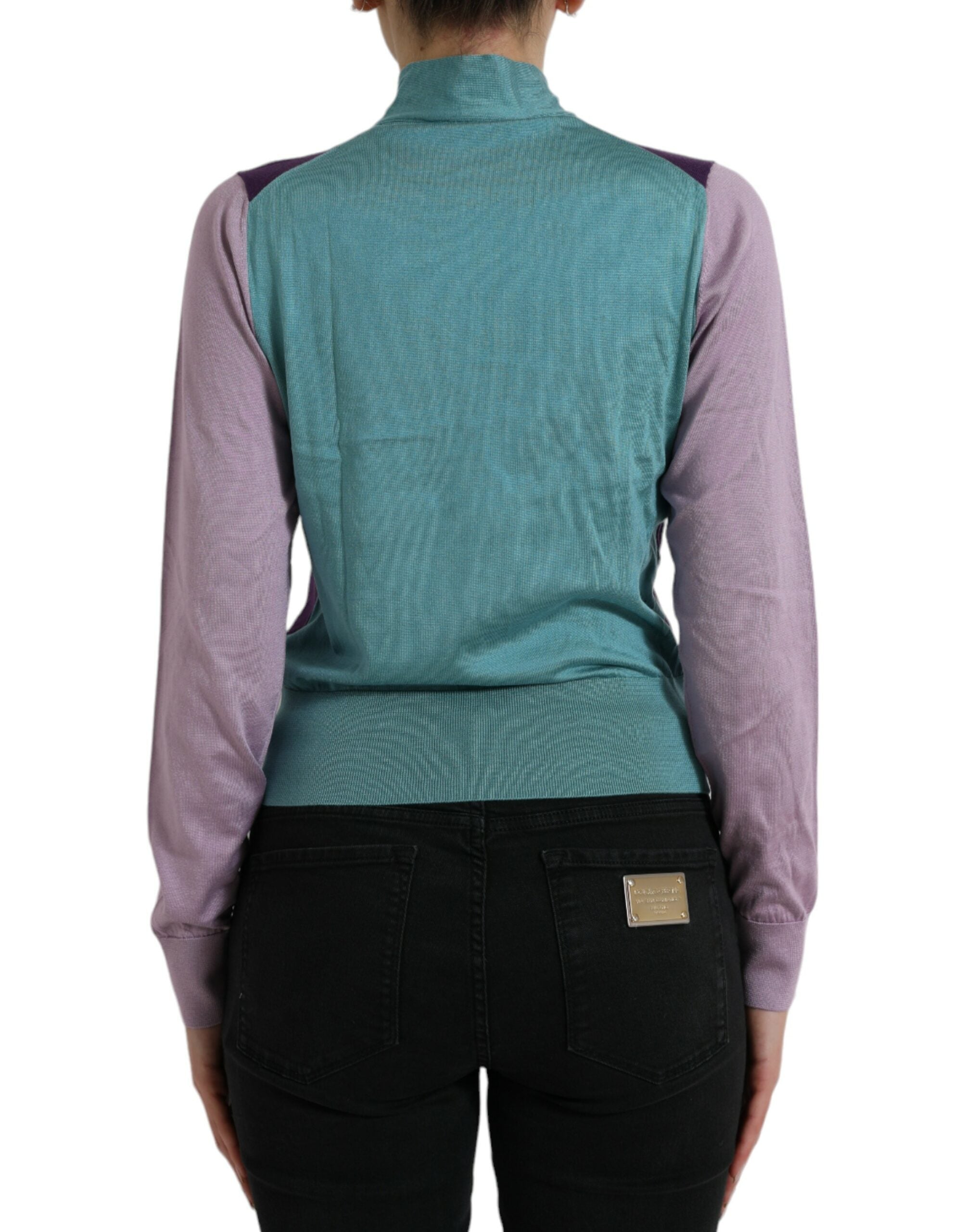 Dolce &amp; Gabbana Multicolor Bow Fastening Pullover Sweater