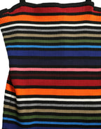 Dolce &amp; Gabbana Multicolor Stripes Spaghetti Strap Tank Top