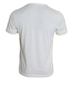 Dolce &amp; Gabbana White Cotton Pocket Short Sleeves T-shirt