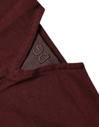 Dolce &amp; Gabbana Maroon Collared Short Sleeves Polo T-shirt