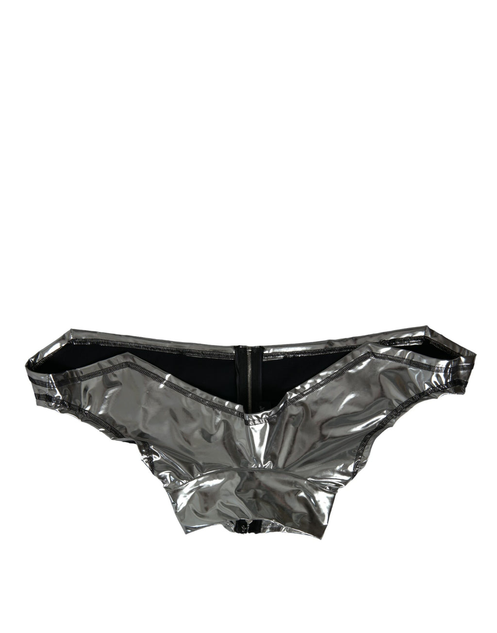 Dolce &amp; Gabbana Silver Polyester Stretch Top