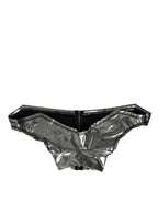 Dolce &amp; Gabbana Silver Polyester Stretch Top