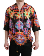 Dolce &amp; Gabbana Multicolor Luminarie Print Cotton T-shirt