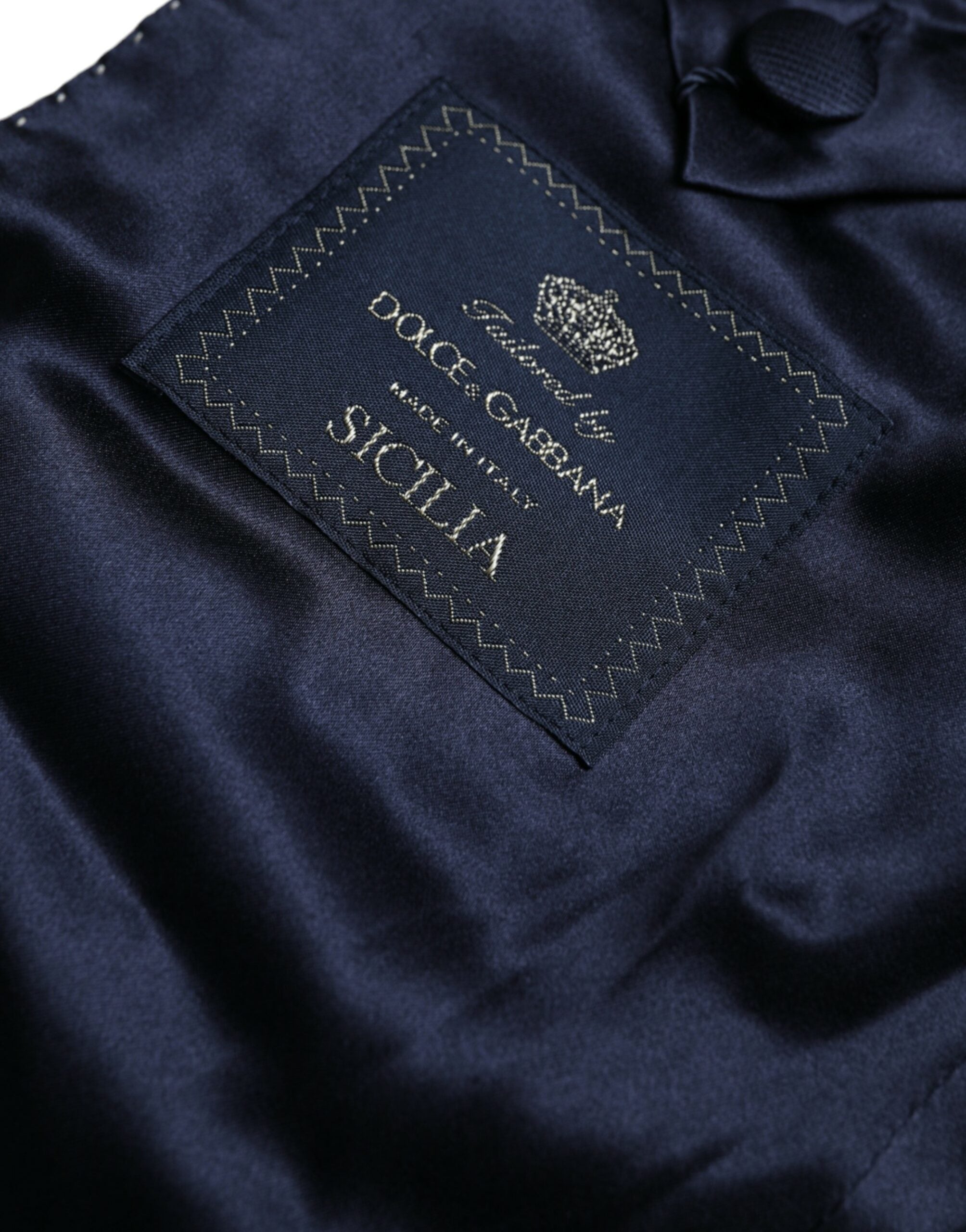 Dolce &amp; Gabbana Gold SICILY Jacquard Single Breasted Coat Blazer