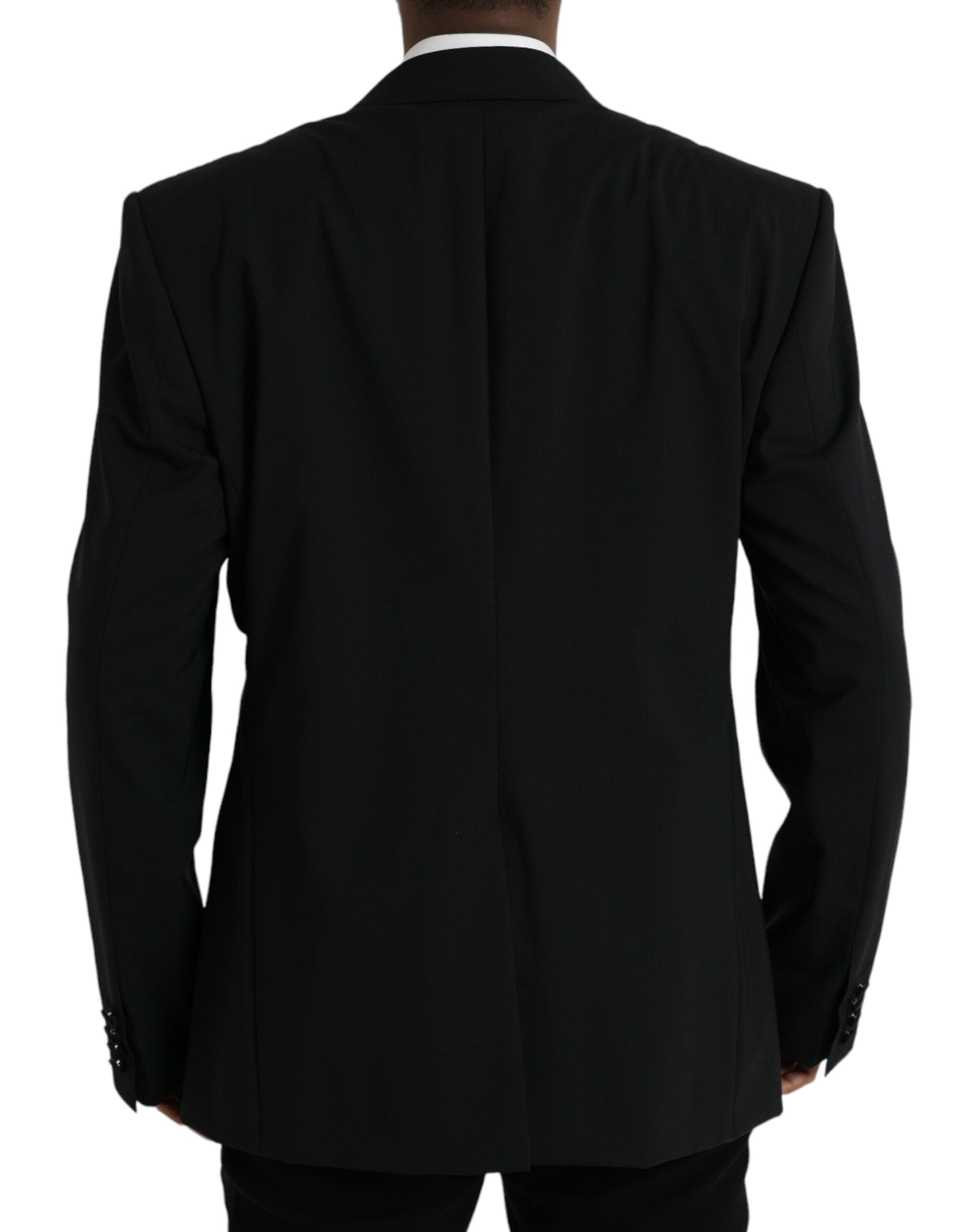 Dolce &amp; Gabbana Black SICILY Single Breasted Coat Blazer
