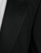 Dolce &amp; Gabbana Black SICILY Single Breasted Coat Blazer