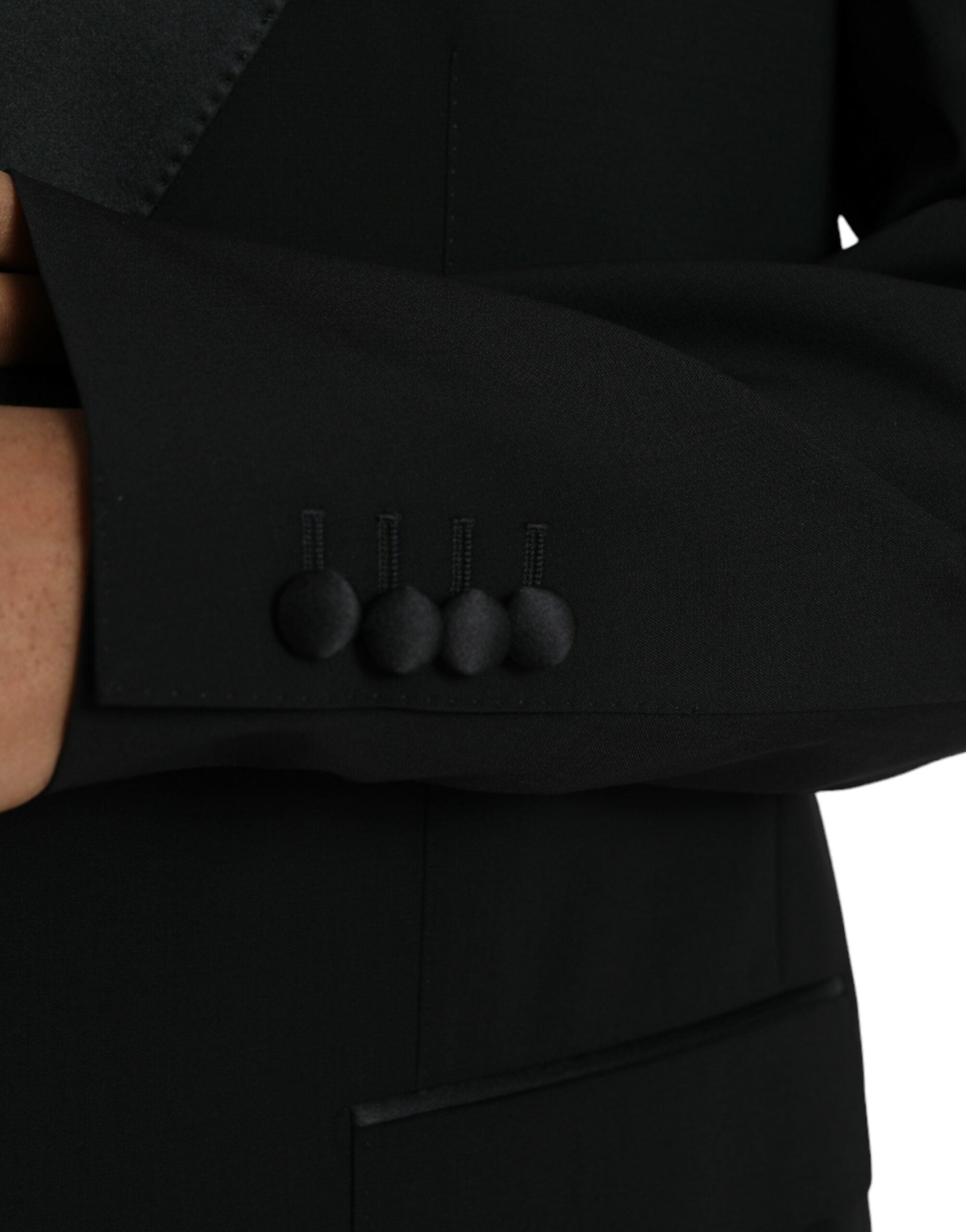 Dolce &amp; Gabbana Black SICILY Single Breasted Coat Blazer