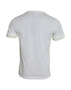 Dolce &amp; Gabbana White Cotton Pocket Short Sleeves T-shirt