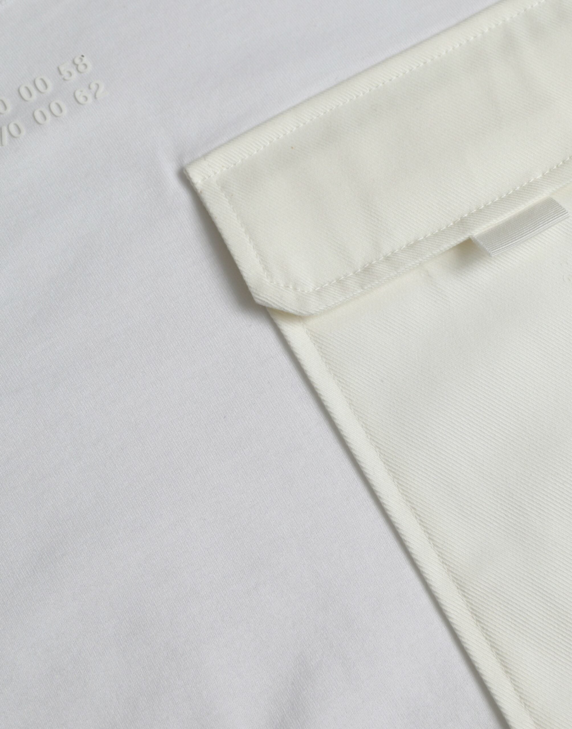 Dolce &amp; Gabbana White Cotton Pocket Short Sleeves T-shirt