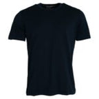 Dolce &amp; Gabbana Dark Blue Cotton Round Neck Short Sleeves T-shirt