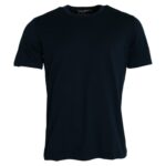 Dolce &amp; Gabbana Dark Blue Cotton Round Neck Short Sleeves T-shirt