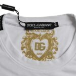Dolce &amp; Gabbana White Cotton Roundneck Short Sleeve T-shirt