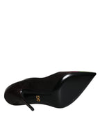 Dolce &amp; Gabbana Multicolor Exotic Leather Heels Pumps Shoes