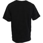 Dolce &amp; Gabbana Black Graphic Print Cotton Crew Neck T-shirt