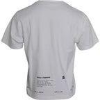 Dolce &amp; Gabbana White Red Lips Print Cotton Men T-shirt