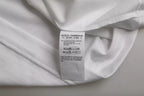 Dolce &amp; Gabbana White Cotton Round Neck Short Sleeves T-shirt