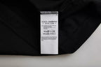Dolce &amp; Gabbana Black Cotton Round Neck Short Sleeves Men T-shirt