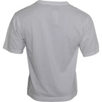 Dolce &amp; Gabbana White Cotton DG Applique Men Casual T-shirt