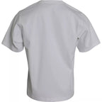 Dolce &amp; Gabbana White Cotton Round Neck Short Sleeve T-shirt