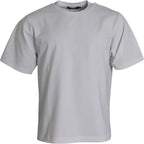 Dolce &amp; Gabbana White Cotton Round Neck Short Sleeve T-shirt