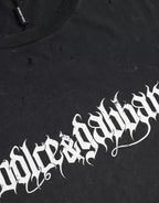 Dolce &amp; Gabbana Black Graphic Printed Cotton Short Sleeves T-shirt